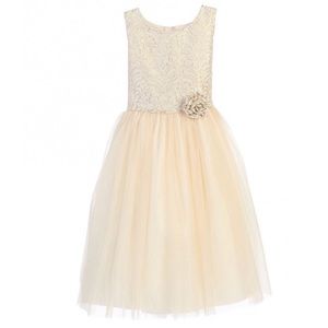 Ivory Tulle Flower Girl Dress or Formal Dress